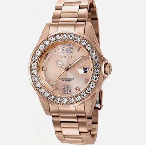 Pro Diver Rose Gold Diamond Dial Ladies Watch